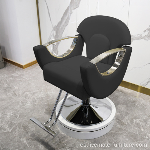Vintage hidráulico vintage de oro la silla de peluquero
